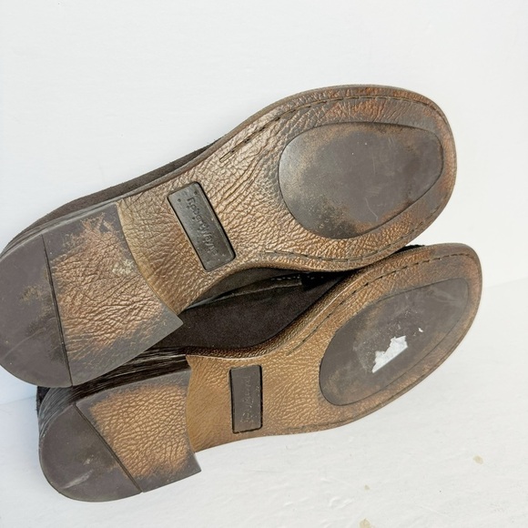 ROBERT WAYNE MAINE (DARK BROWN SUEDE LOAFERS Sz 10.5 SLIP ON CASUAL LOAFER SHOES - Picture 10 of 14
